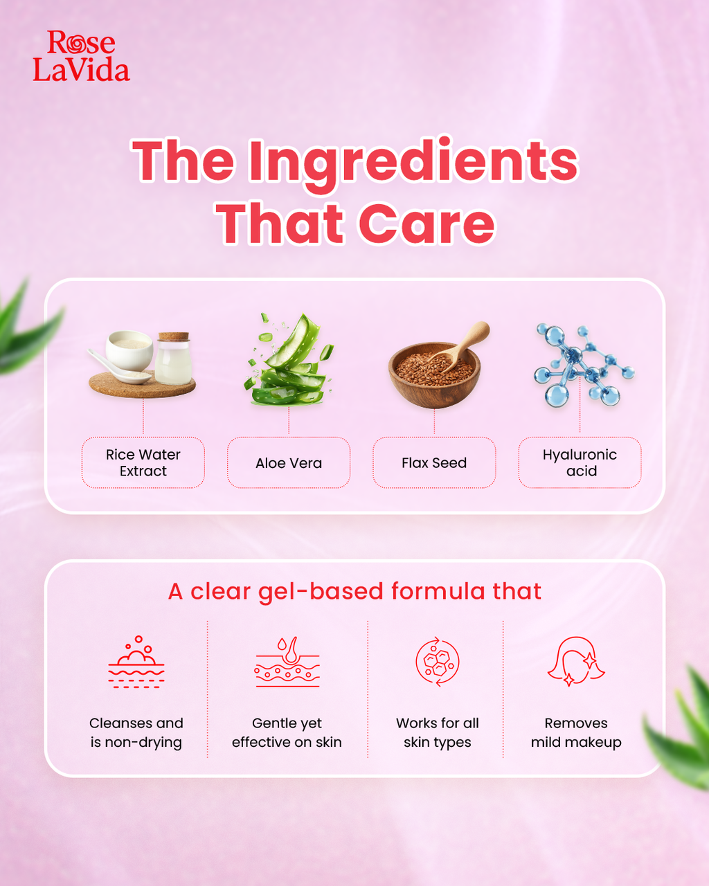 Ayurvedic Rice Aloe Radiance Cleanser | Gentle & Non-drying | For All Skin Types | Women & Men