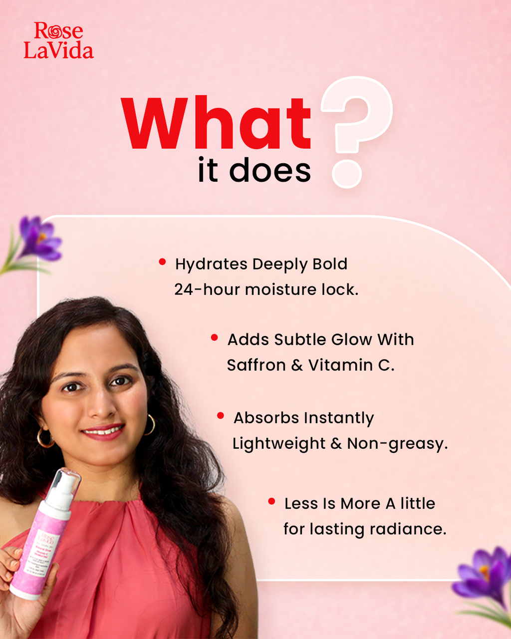 Natural Glow Vitamin C + E Moisturizer - With 8 Plant Herbs | For All Skin Types | Women & Men